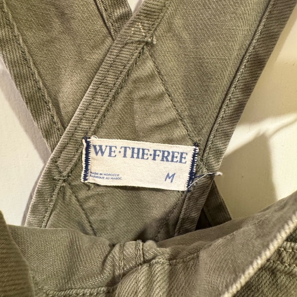 Free People Ziggy Overall in green/khaki - Picture 5 of 5